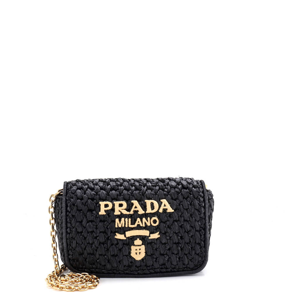 Prada Logo Chain Flap Shoulder Bag #267929P22B